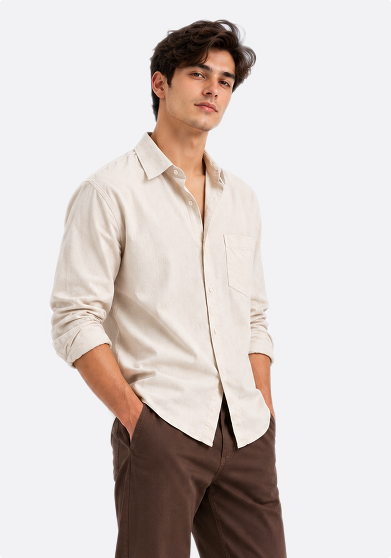 Classic Cotton Button-Up Shirt